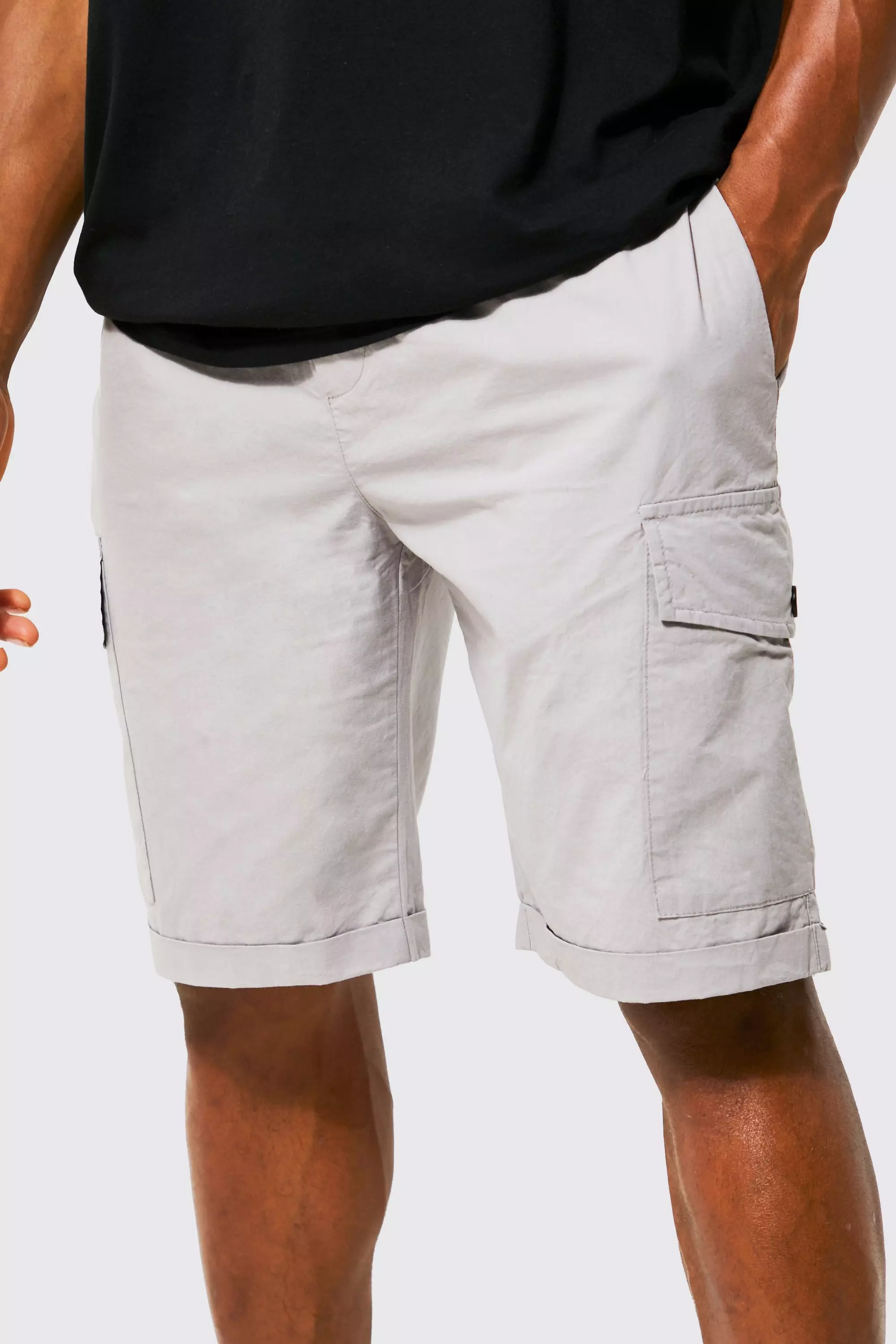 Cargo shorts clearance slim